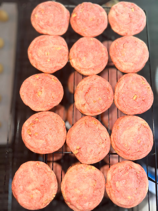 Strawberry Crunch Sugar Cookies