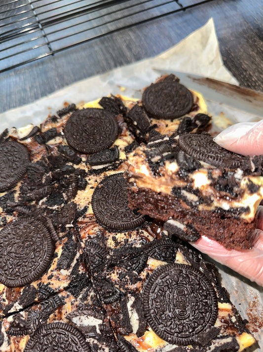 Oreo Cheesecake Brownies