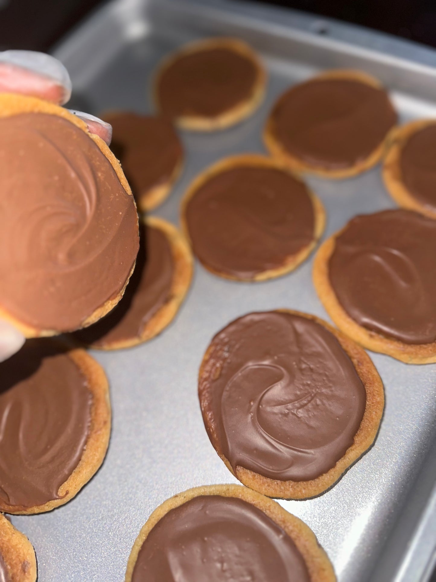 Chocolate Chip Dipped Cookies